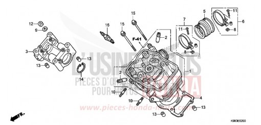 CYLINDER HEAD CBF125NAJ de 2018